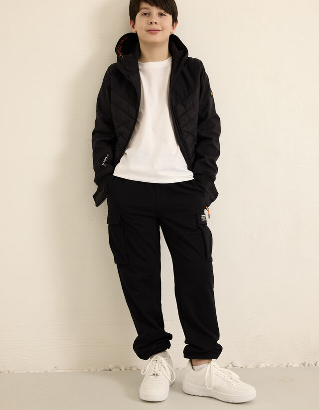 Softshell kabát - Vízlepergető - fekete