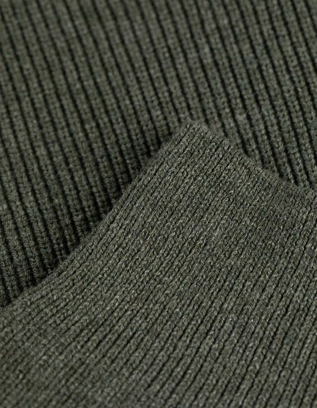 Pulóver - Kerek nyakkivágás - zöld