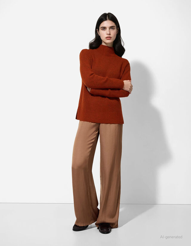 Pulóver - Mockneck - barna