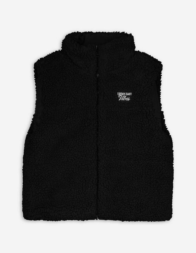 Steppelt mellény - Megfordítható - fekete