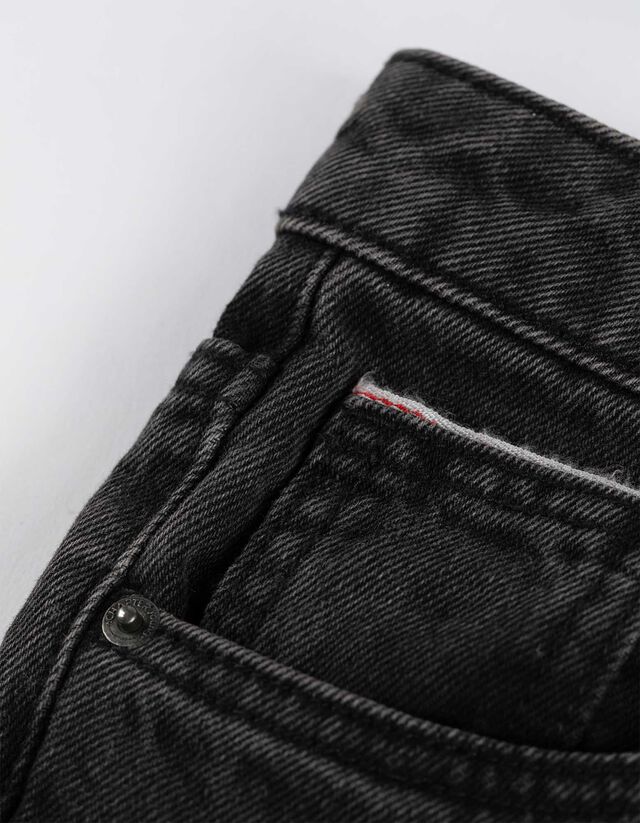 Farmernadrág - Laza szabás - fekete