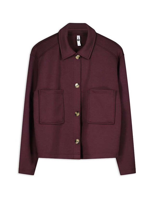 Cipzáros melegítőfelső - Modál tartalom - sotetlila