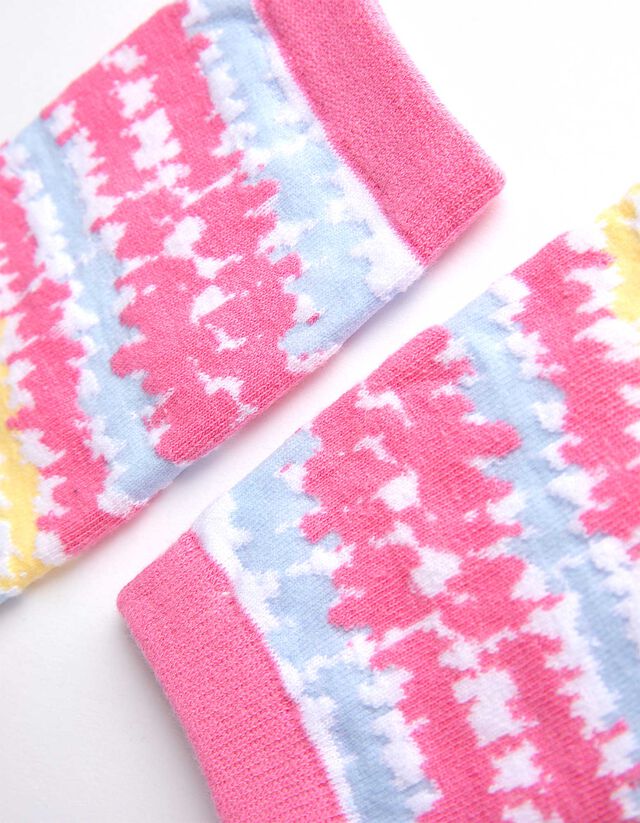 Zokni - Elszórt mintás - kék