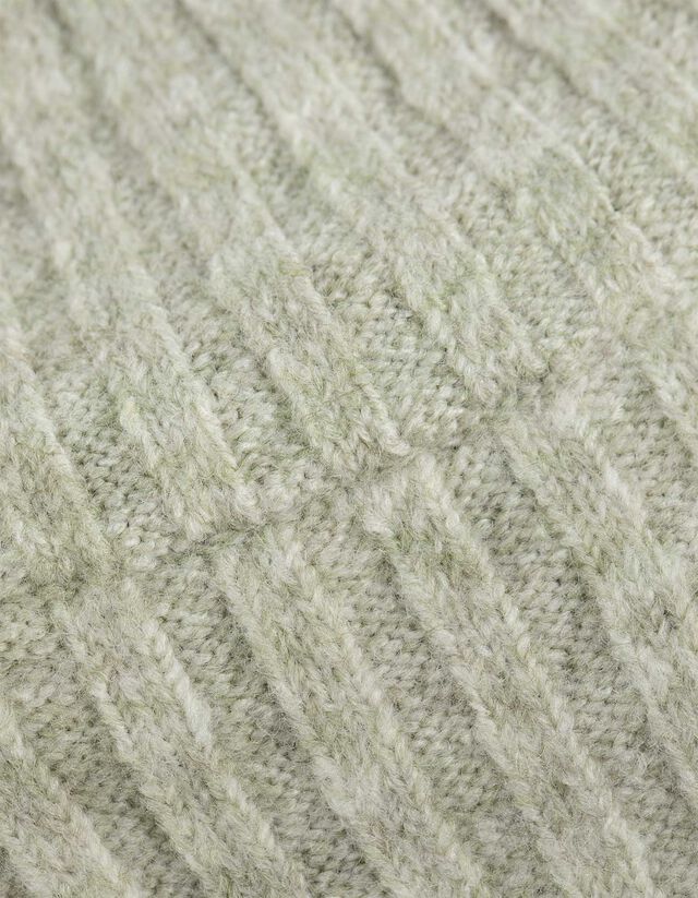 Pulóver - Állógallér - világos barna