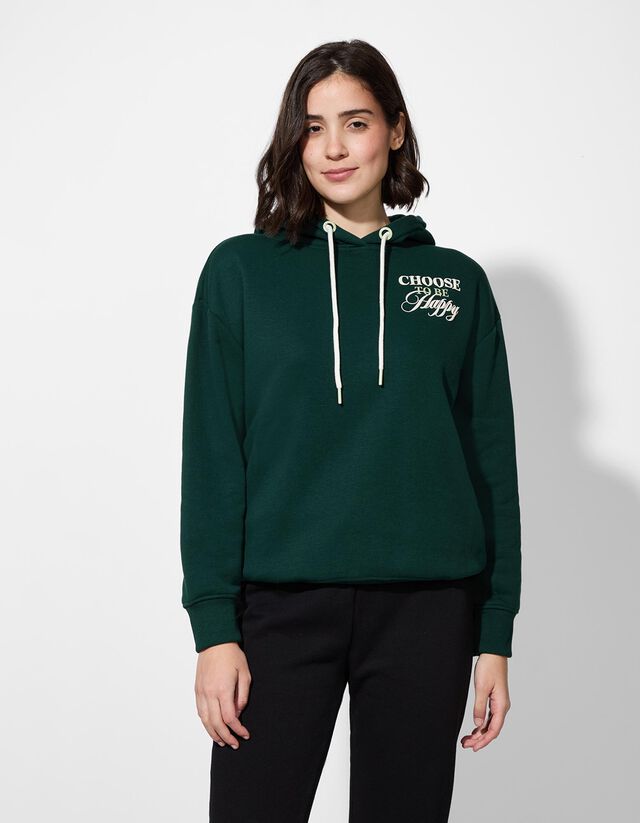 Kapucnis felső - Kapucni - zöld