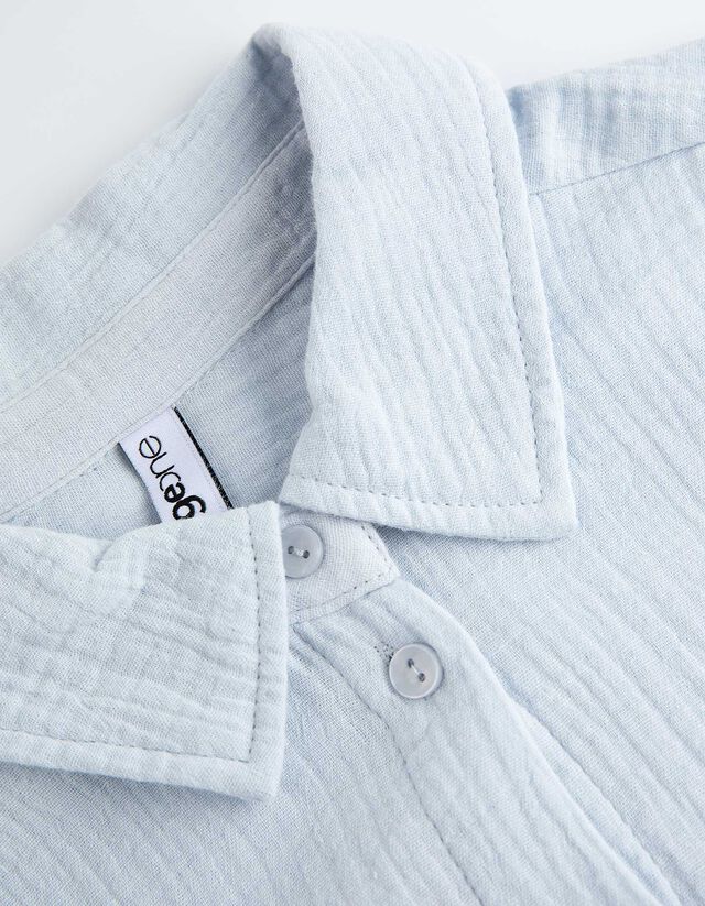 Blúz - Muszlin - vilagos zold