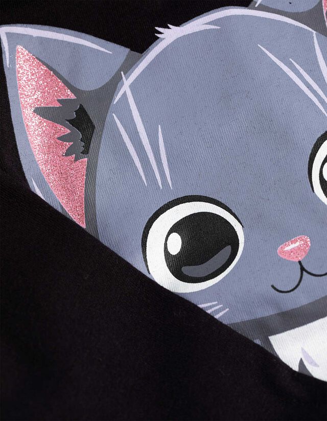 Hosszú ujjú felső - Pamut - vilagos szurke