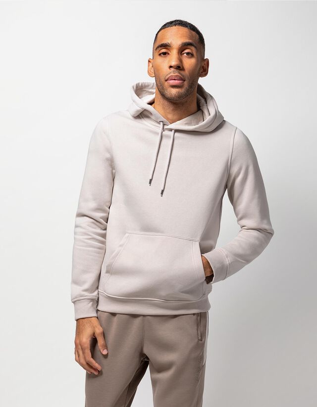 Kapucnis felső - Pamut keverék - sotetkek