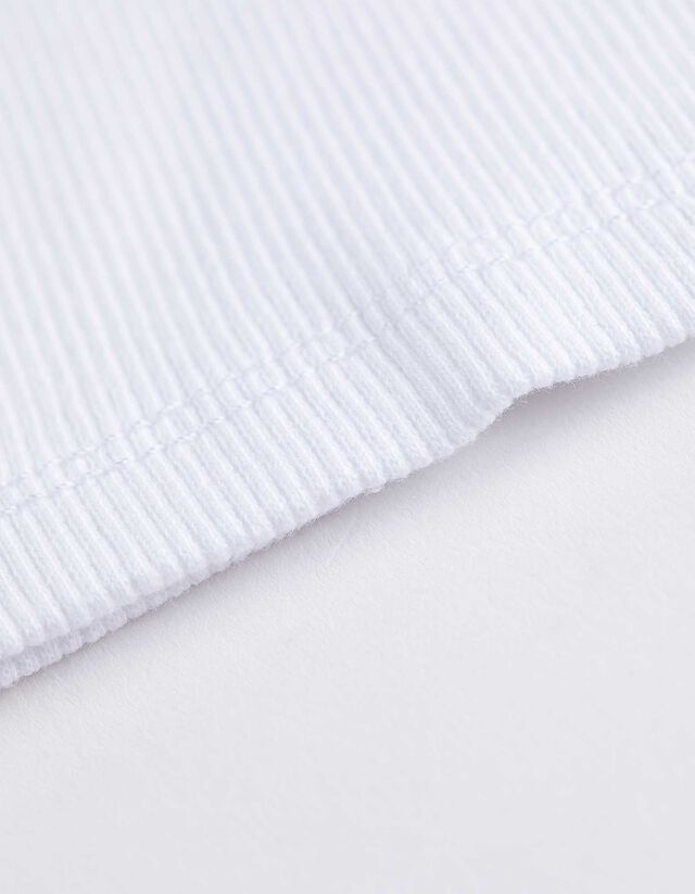 Ujjatlan felső - Bordázott - sötétbarna