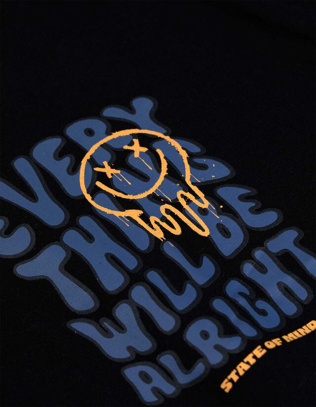 Póló - Hátul nyomtatott minta - feher