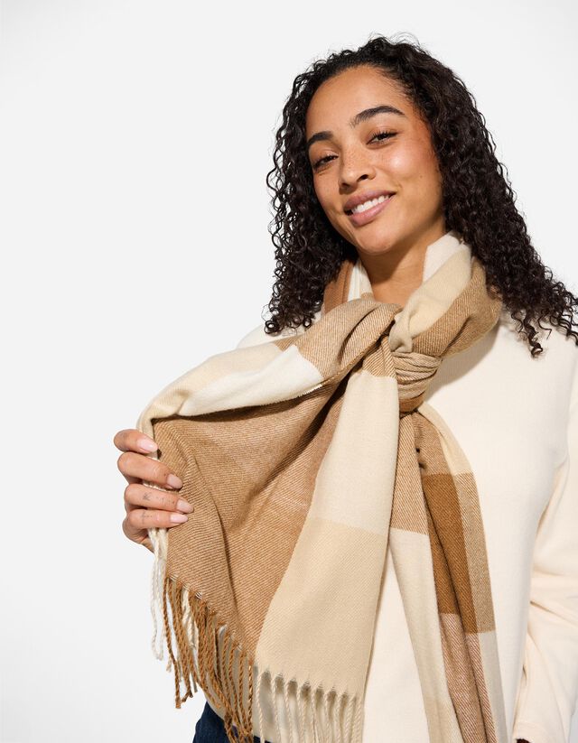 Sál - Kockás - zöld