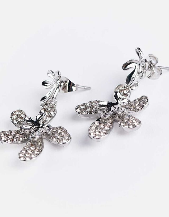 fülbevaló - Egyszínű - ezust