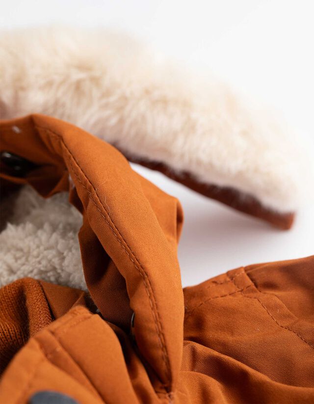 Parka - Fényvisszaverő - barna