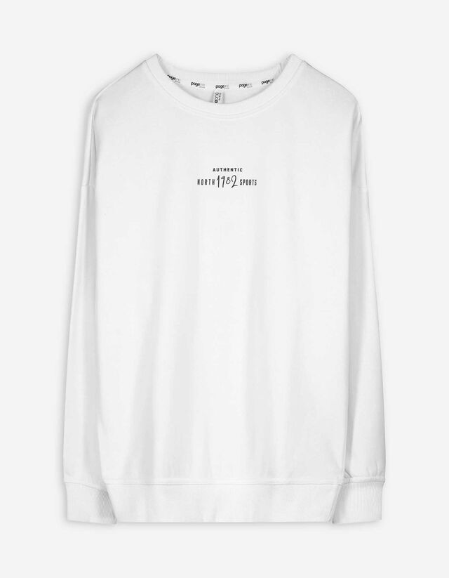 Melegítőfelső - Hátul nyomtatott minta - sötétzöld