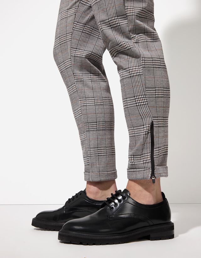 Vászonnadrág - Eszterházy-kockás - vilagos szurke