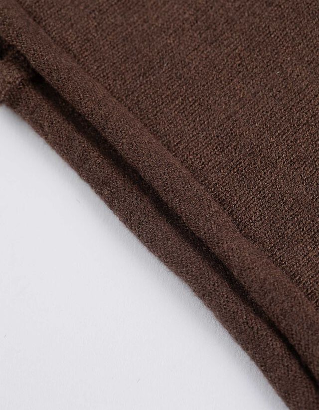 Fejre simuló sapka - Egyszínű - barna