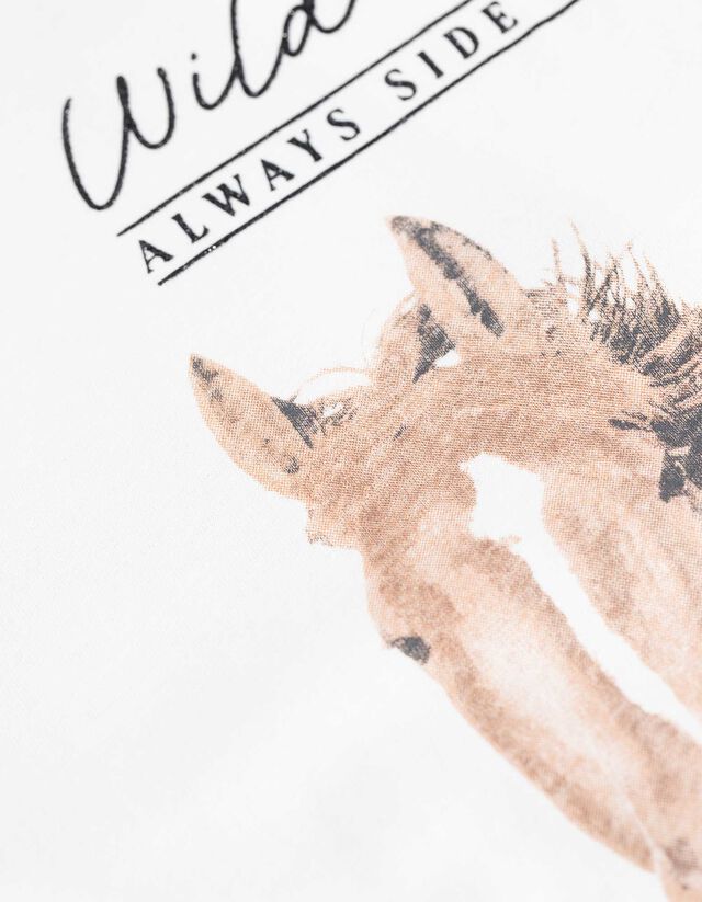 Hosszú ujjú felső - Elülső nyomtatás - pink