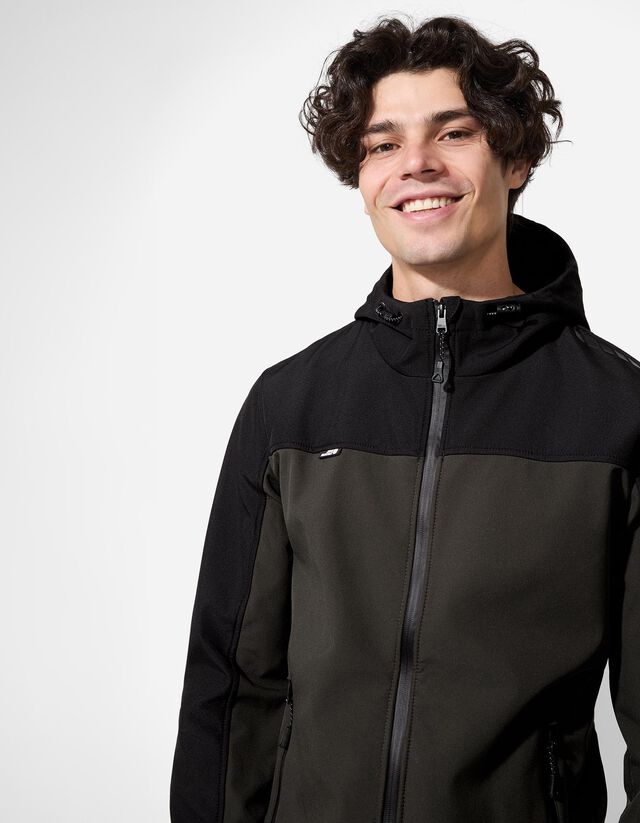 Széldzseki - Softshell - sötétszürke