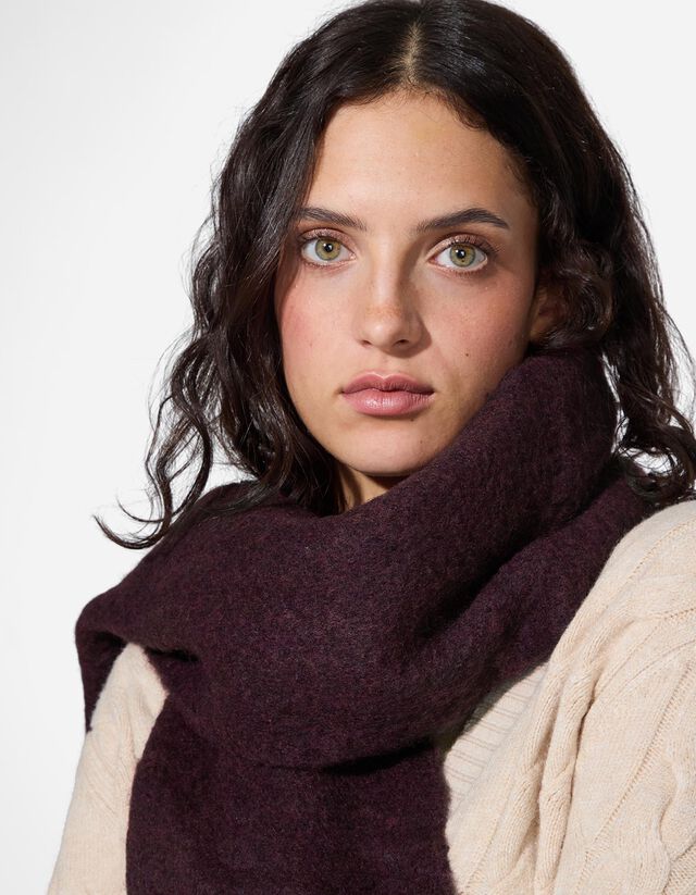 Sál - Rojtos szélű - mélyvörös