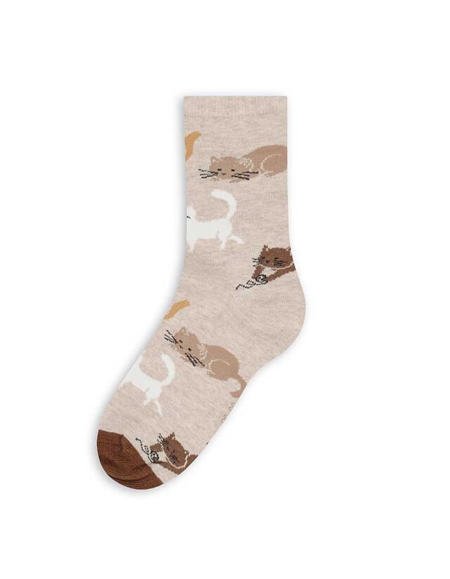 Zokni - Elszórt mintás - kék