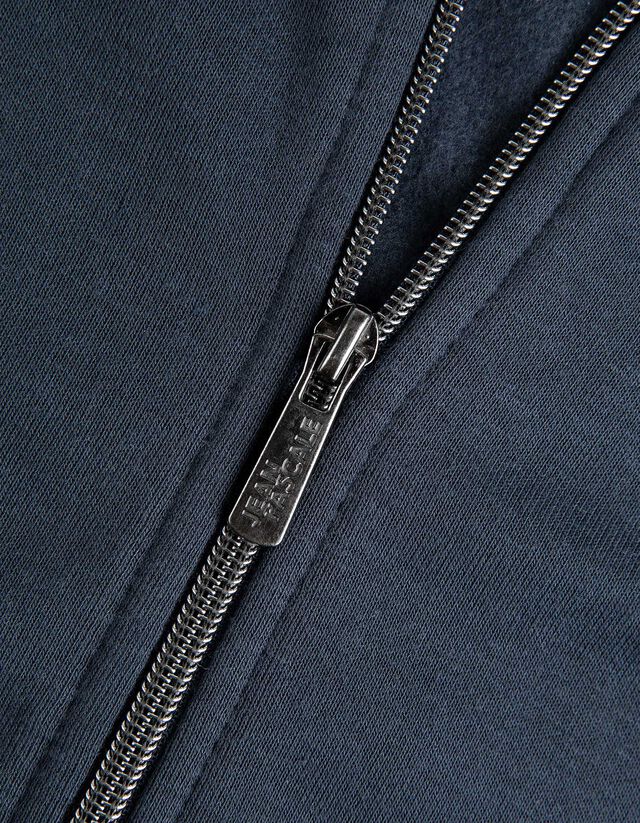 Cipzáros melegítőfelső - Zsinóros kapucni - sotetkek