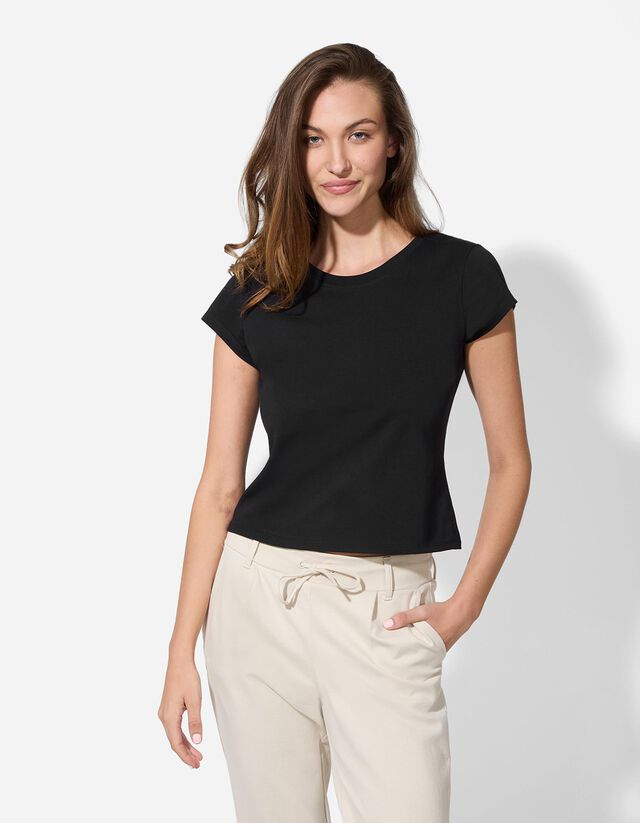 Póló - Pamut - rozsaszin