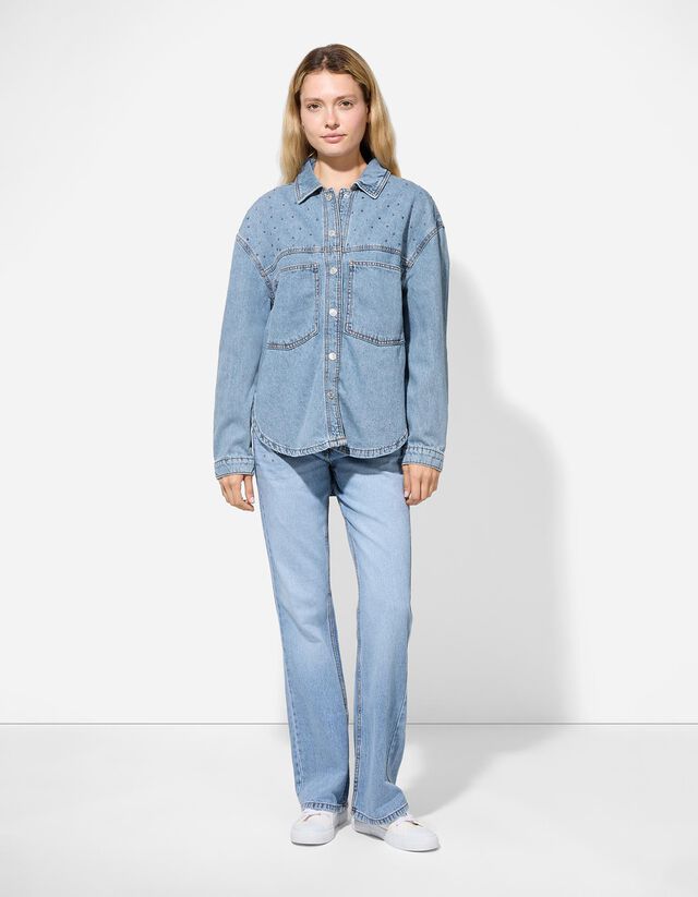 Farmering - középkék farmer - kék