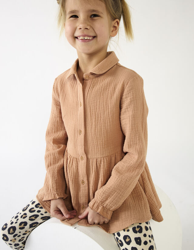 Ruha és leggings szett - Muszlin - rozsaszin