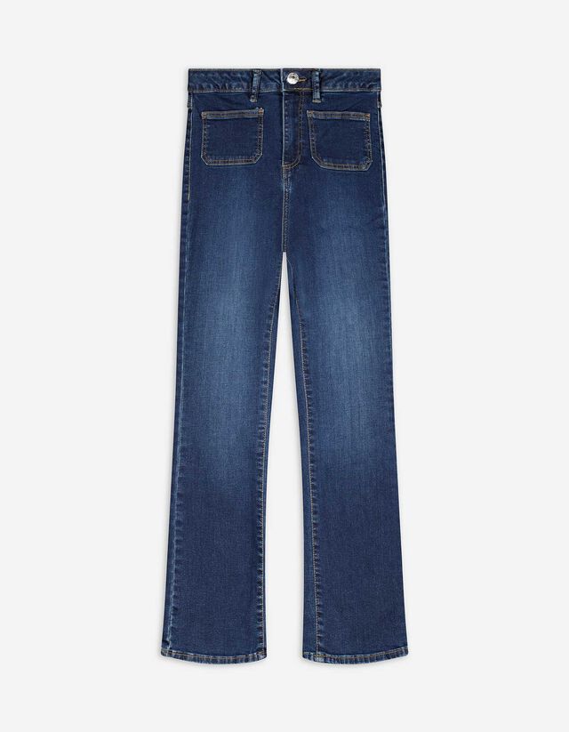 Farmernadrág - Enyhén bővülő fazon - kék