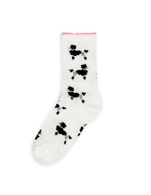 Zokni - Elszórt mintás - kék