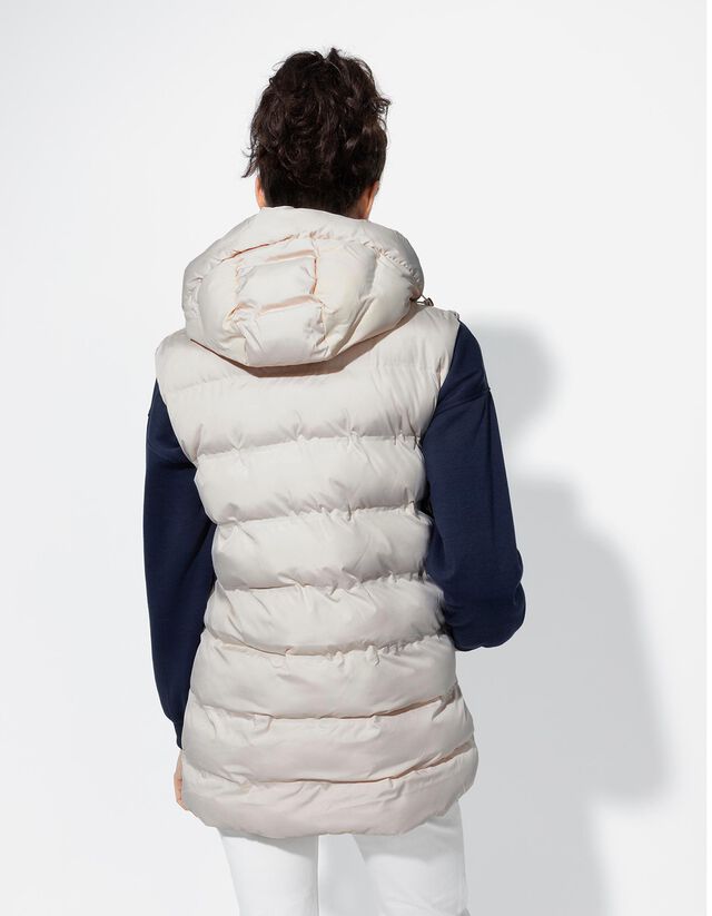 Steppelt mellény - Normál fazon - bézs