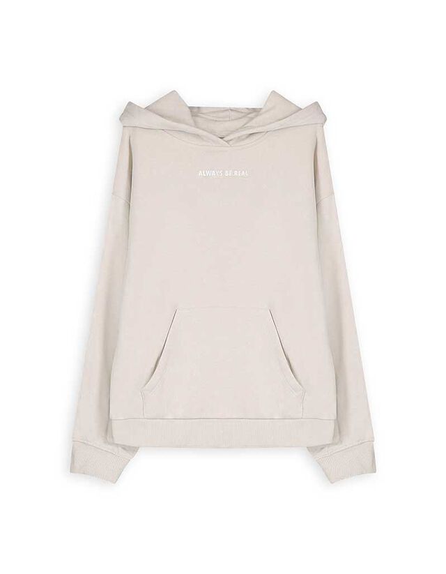 Kapucnis felső - Nyomott minta - kék