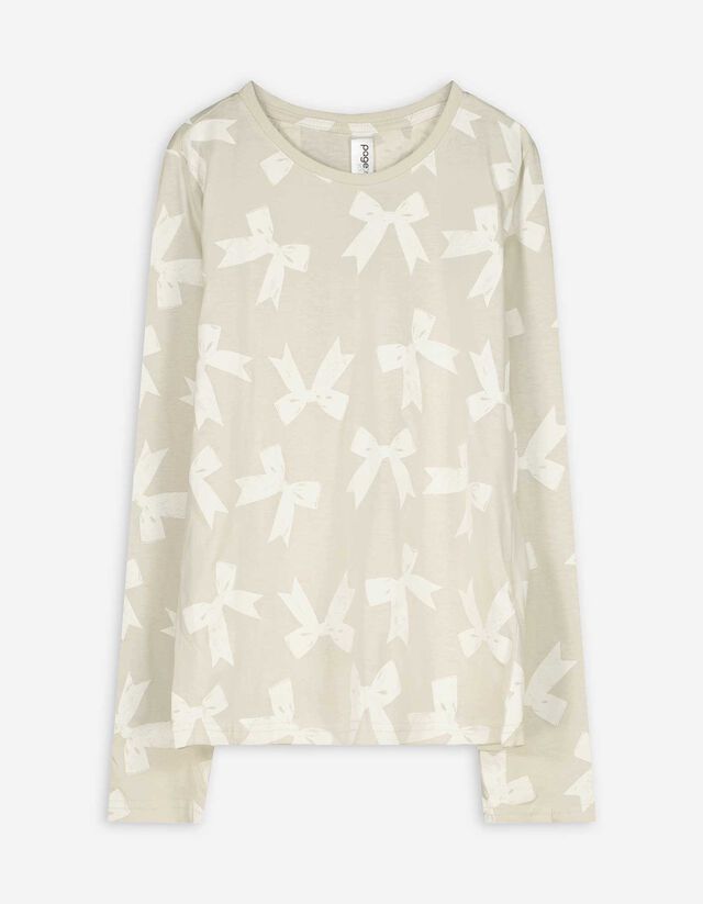 Alsó -és felsőrészből álló pizsama szett - Vegyes minta - feher