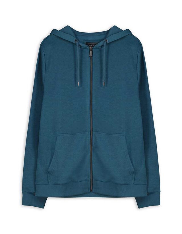 Cipzáros melegítőfelső - Zsinóros kapucni - sotetkek