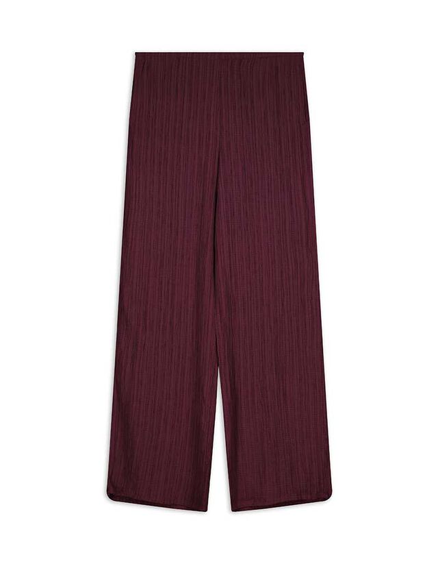 Bő nadrág - Viszkózkeverék - sotetlila