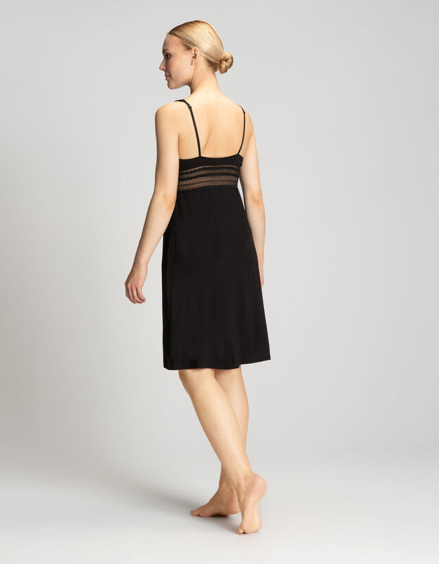 Negligé - Viszkóz - fekete