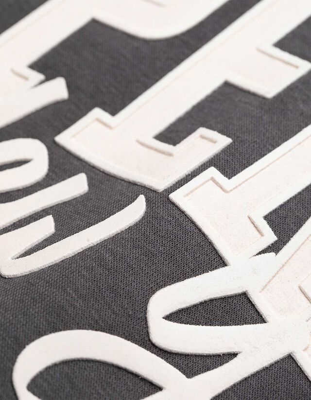 Cipzáros melegítőfelső - Túlméretezett fazon - sötétszürke