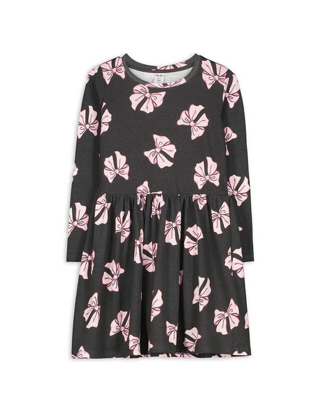 Ruha - Elszórt nyomott minta - mélyvörös