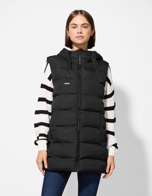 Steppelt mellény - Normál fazon - bézs