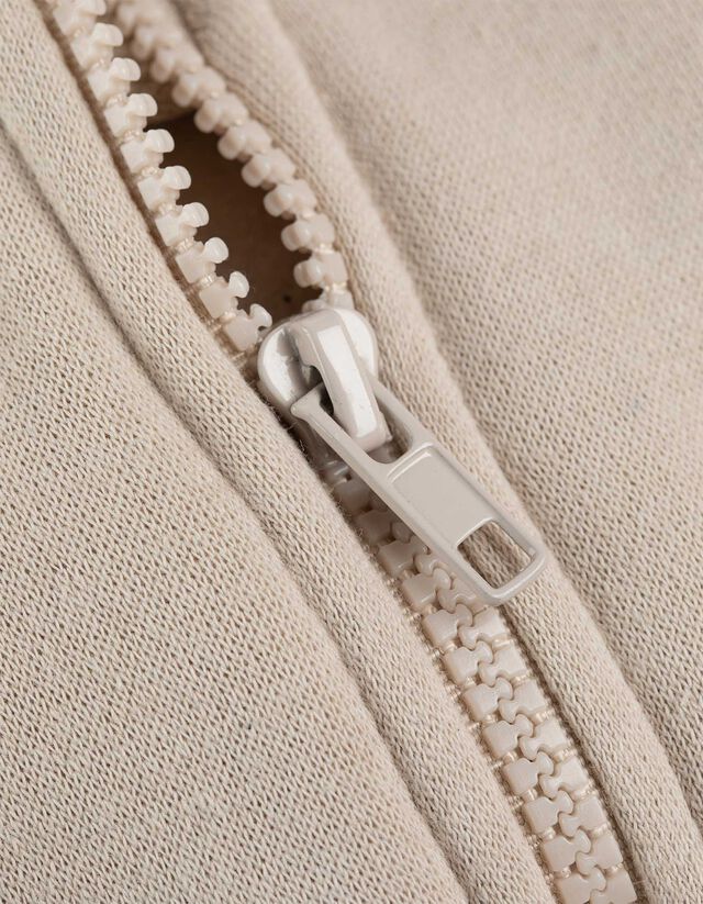 Cipzáros melegítőfelső - Pamut keverék - szürke