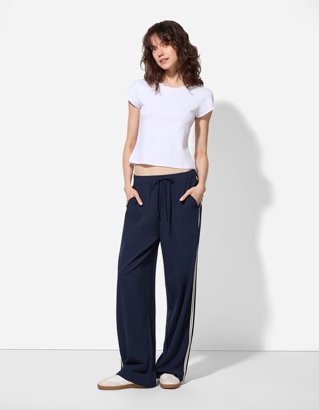 Nadrág - Széles fazon - világos barna