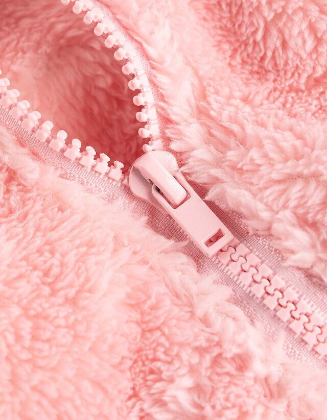 Cipzáros melegítőfelső - Plüss - bézs