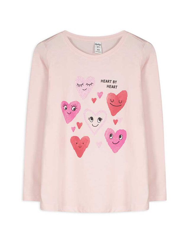 Hosszú ujjú felső - Pamut - vilagos szurke