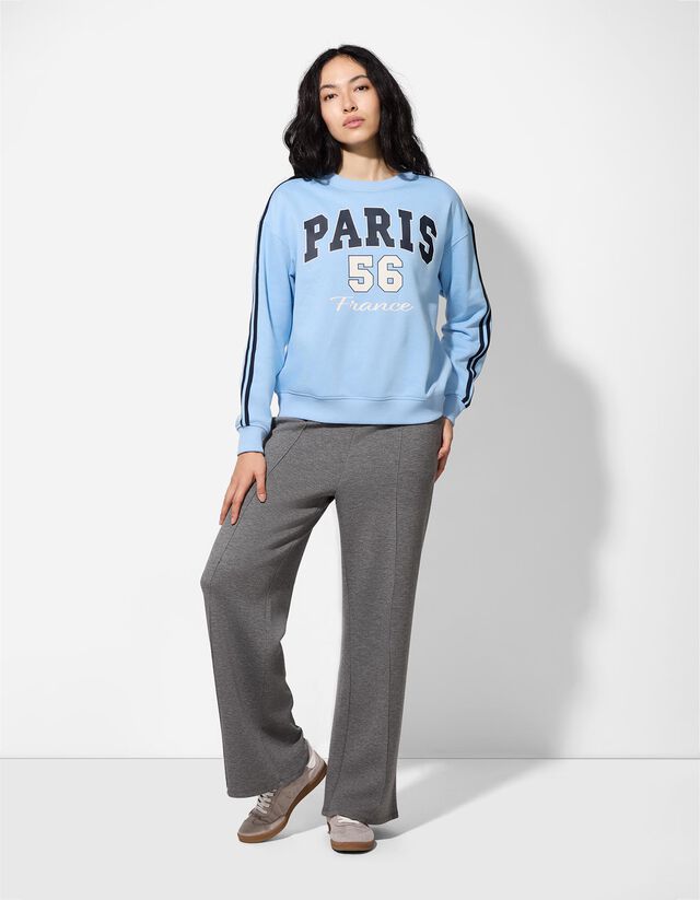 Melegítőfelső - Melegítőszövet - vilagoskek