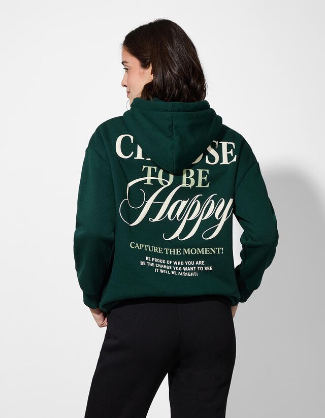 Kapucnis felső - Kapucni - zöld