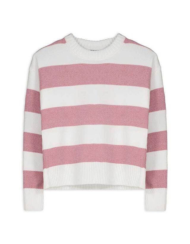 Pulóver - Chenille - feher