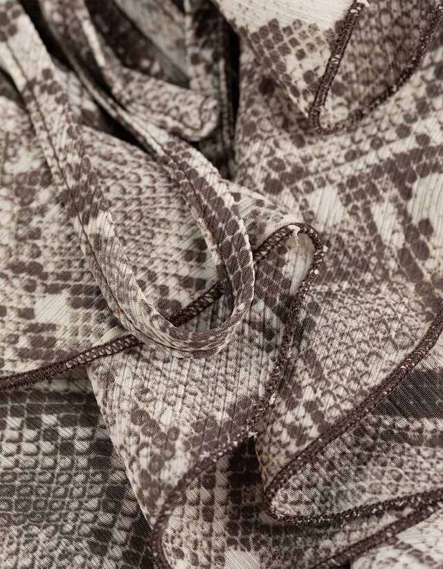 Blúz - Fodrok - vilagos szurke