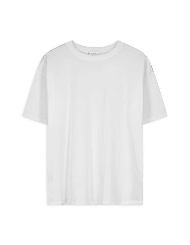 Póló - Hímzésekkel - feher