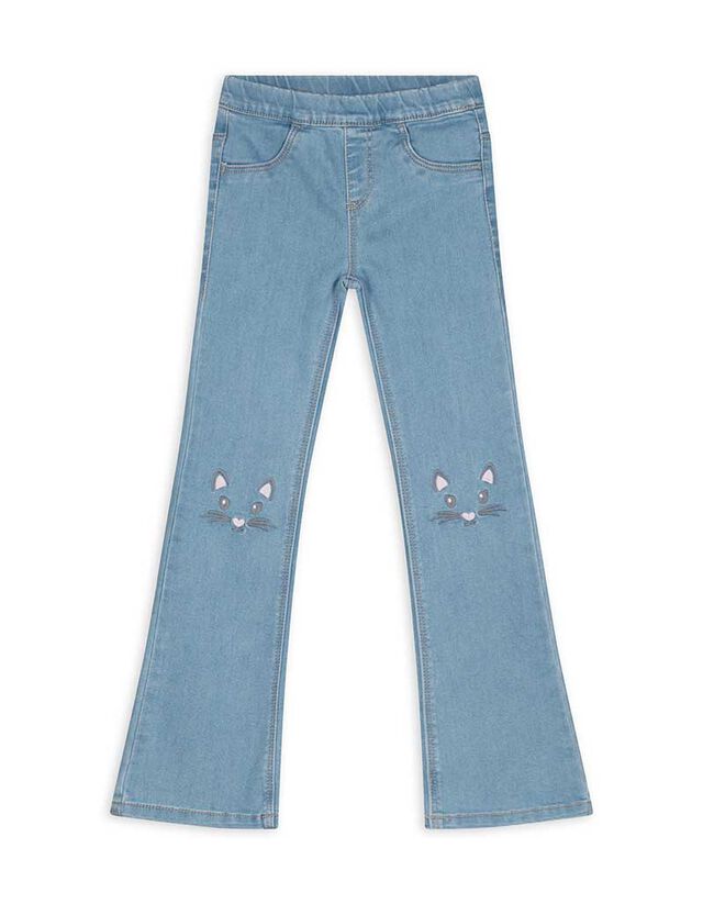 Jegging - Enyhén bővülő fazon - kék