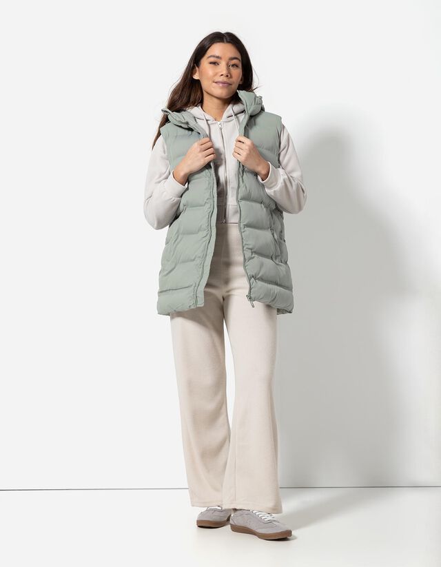 Steppelt mellény - Normál fazon - bézs